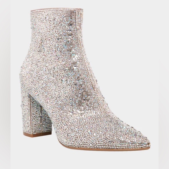 Betsy Johnson CADY Rhinestones bootie NIB - Picture 3 of 14